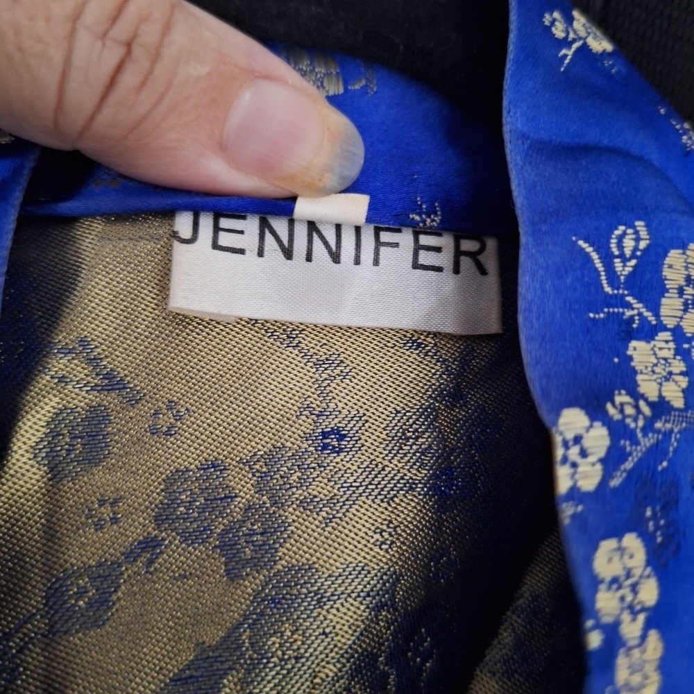 Blue Floral Kimono Robe - Picture 7 of 16